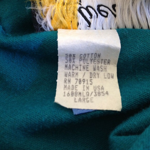 Vintage Silver Threads Green Soft Flowing Long Skirt Size Large Made in USA - Picture 6 of 12